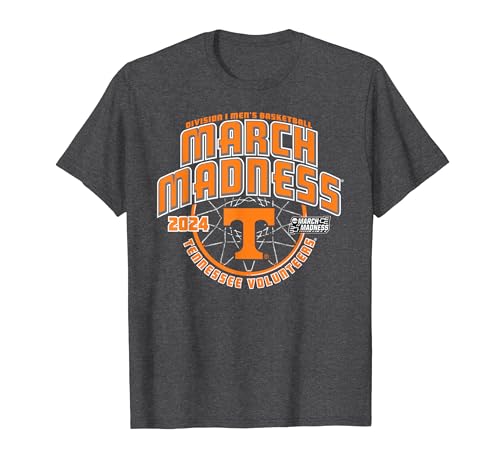 Tennessee Volunteers March Madness 2024 Basketball T-Shirt Amazon