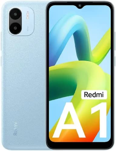 Xiaomi Redmi A1 Unlocked 4G Volte Cellphone,2GB RAM + 32GB ROM,6.52" Display, 8MP Camera,5000mAh Battery with 10W Fast Charging Smartphone (Blue) Amazon