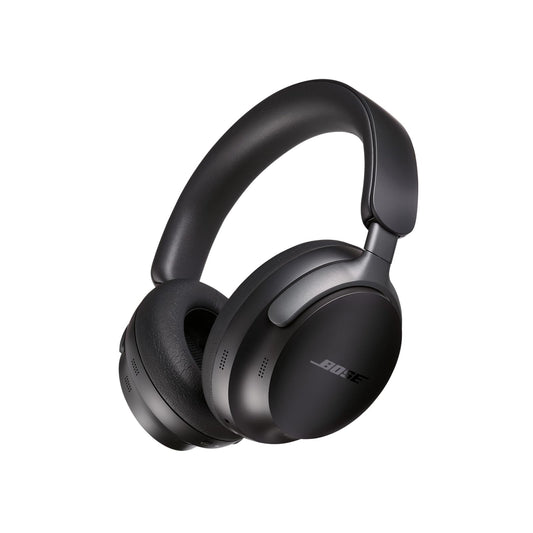 Bose QuietComfort Ultra Wireless Noise Cancelling Headphones with Spatial Audio, Over-the-Ear Headphones with Mic, Up to 24 Hours of Battery Life, Black Amazon