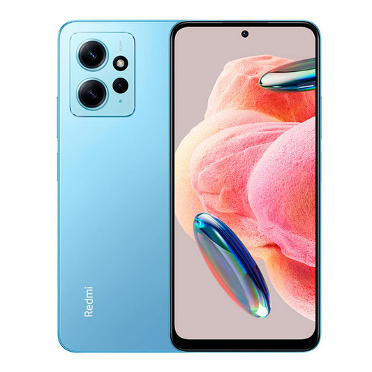 Xiaomi Redmi Note 12 4G LTE (128GB + 4GB) Global Unlocked 6.67" 50MP Triple (ONLY T-Moble/Tello/Mint USA Market) + (w/ 33W Fast Car Dual Charger Bundle) (Ice Blue Global + 33W Car Charger) Amazon