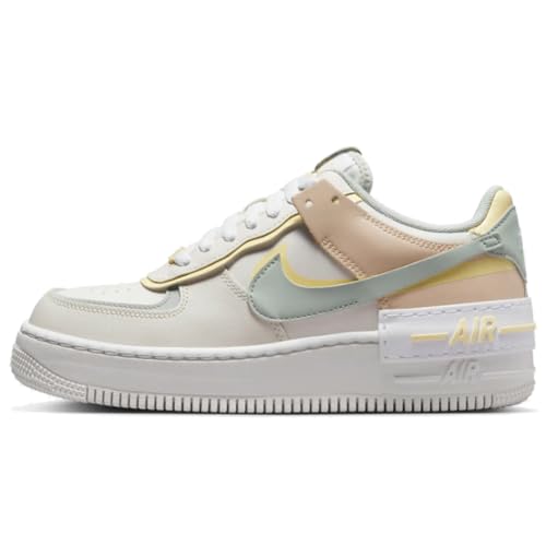 Nike AF1 Shadow Women's Shoes (Sail/Citron Tint/Pearl White/Light Silver, US Footwear Size System, Adult, Women, Numeric, Medium, 12) Amazon