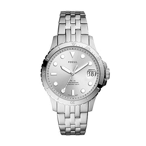 Fossil Women's FB-01 Quartz Stainless Steel Three-Hand Watch, Color: Silver (Model: ES4744) Amazon