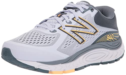 New Balance Women's 840 V5 Running Shoe, Silent Grey/Light Mango, 7 Amazon