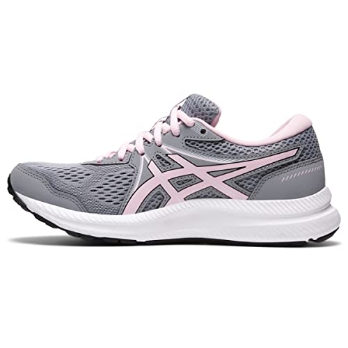 ASICS Women's Gel-Contend 7 Running Shoes, 8.5, Sheet Rock/Pink Salt Amazon