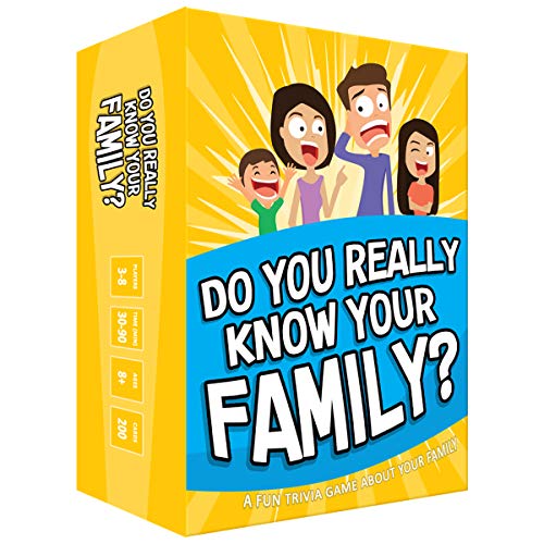 Do You Really Know Your Family? A Fun Family Game Filled with Conversation Starters and Challenges - Great for Kids, Teens and Adults Amazon