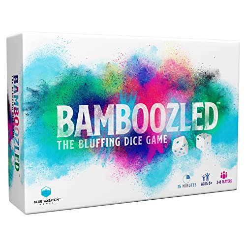 Bamboozled - A Hilariously Fun Bluffing Dice & Card Game. Family-Friendly Party Game for Kids, Teens & Adults. Fast and Easy to Learn Amazon
