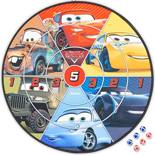 Disney Pixar Giant Darts Game by GoSports - Kids Sticky Ball Toss Party Game - Cars, Mickey, & Frozen Amazon
