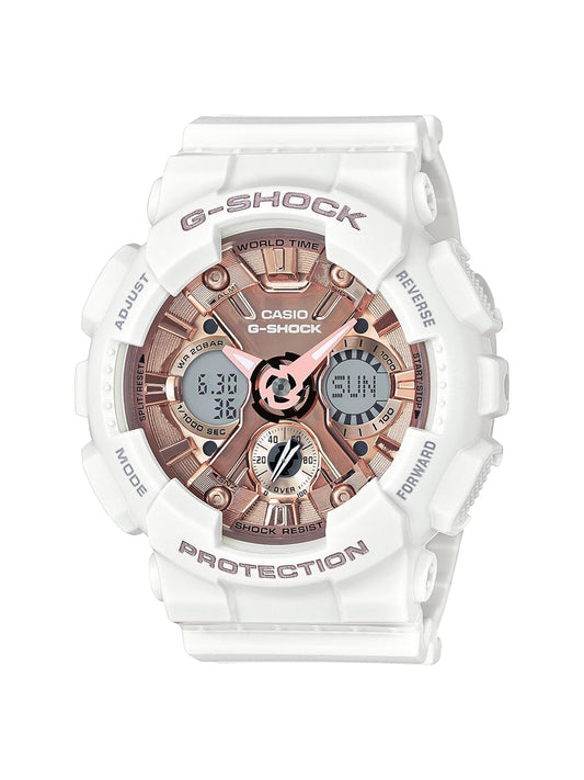 G-Shock Casio Women's GMS-S120MF-7A2CR Analog-Digital Display Quartz White Watch Amazon