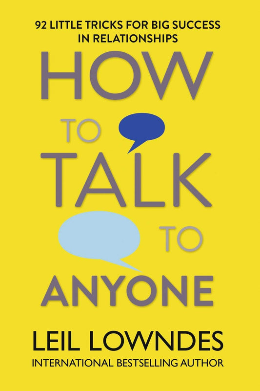 How to Talk to Anyone: 92 Little Tricks for Big Success in Relationships Paperback Amazon