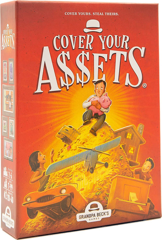 Grandpa Beck's Games Cover Your Assets | from The Creators of Skull King | Easy to Learn and Outrageously Fun for Kids, Teens, & Adults Alike | 2-6 Players Ages 7+ Amazon